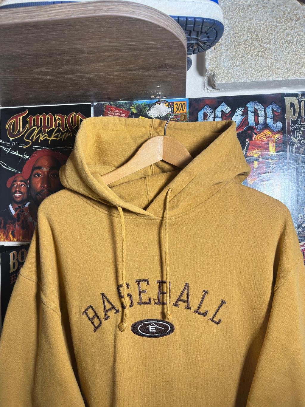 Vintage baseball hoodie