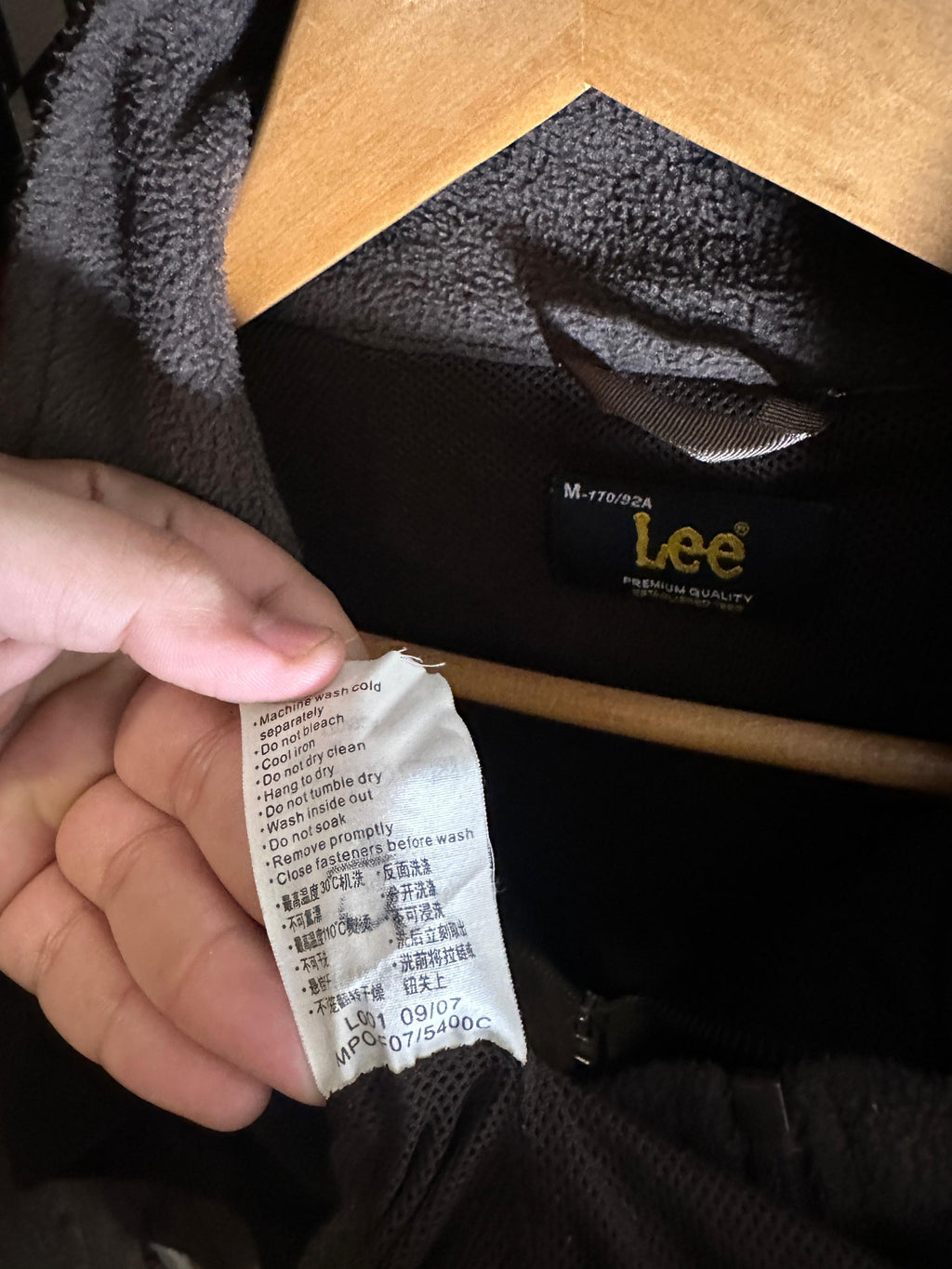 Lee fleece jacket