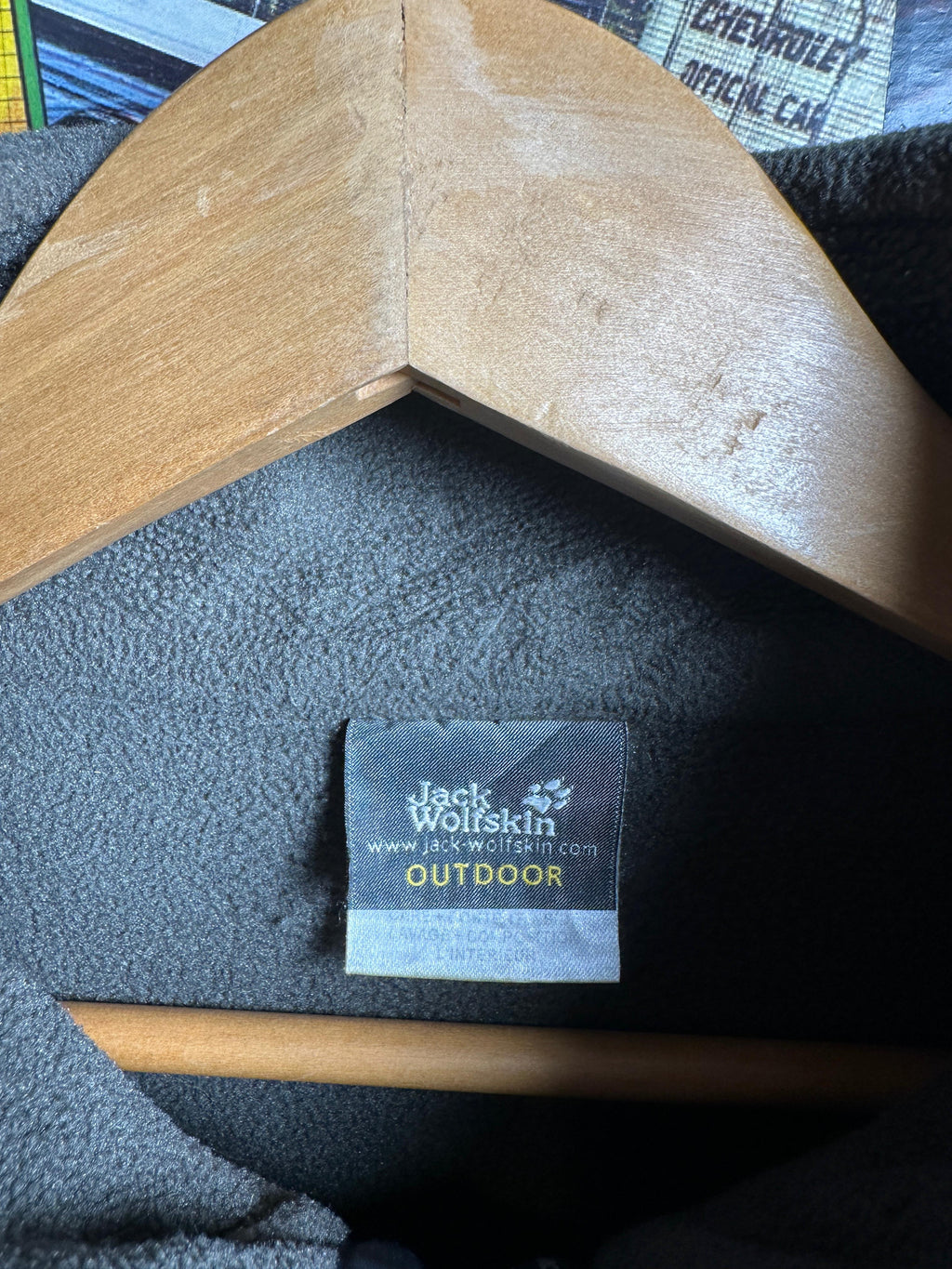 Brown Jack Wolfskin fleece jacket