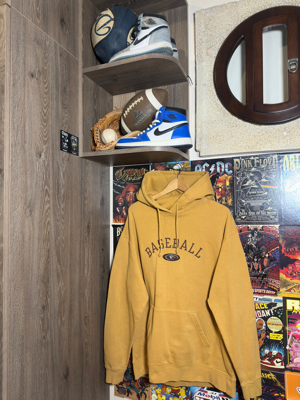 Vintage baseball hoodie
