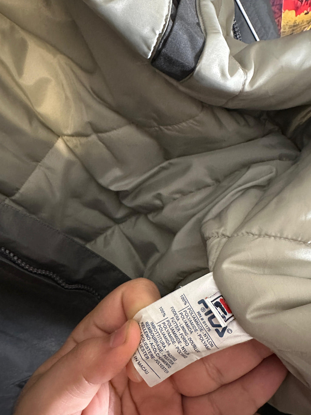 Heavy Fila windbreaker