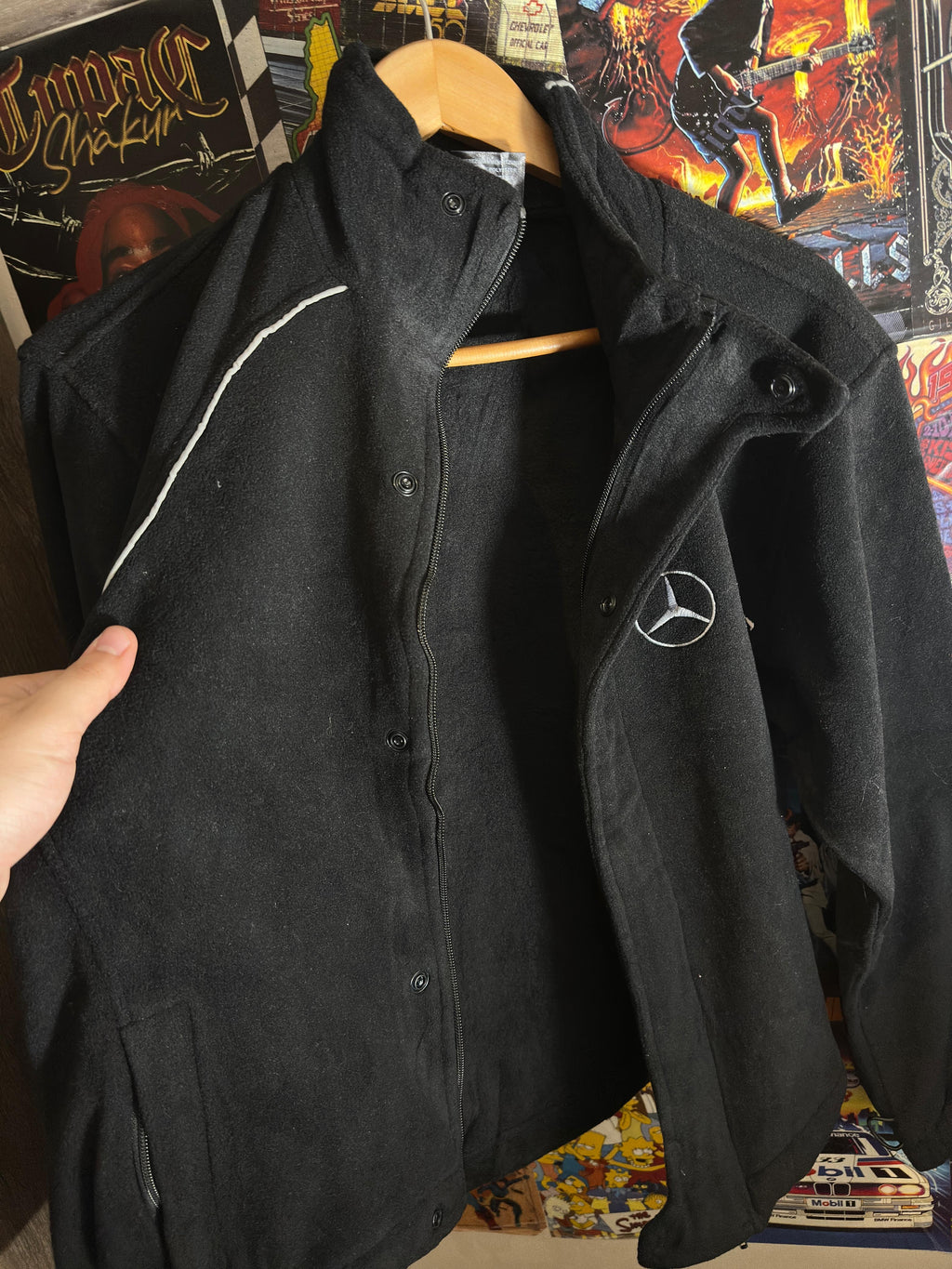 Mercedes benz fleece jacket